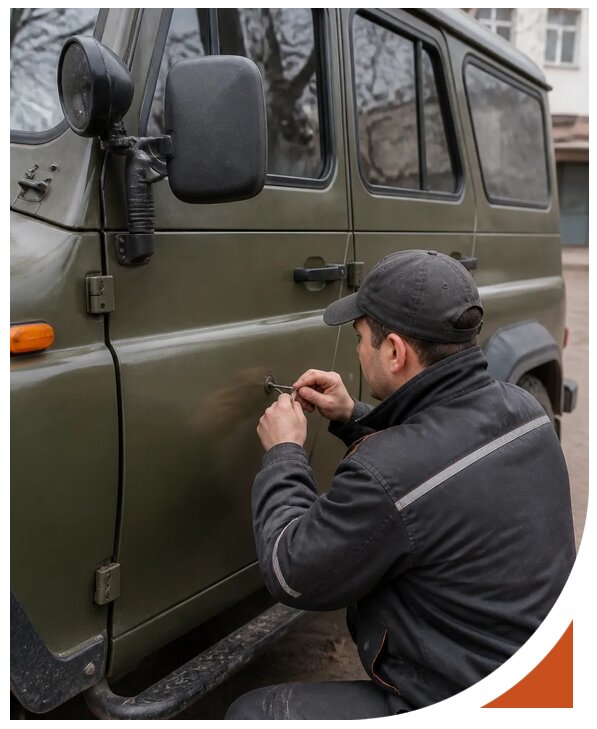 Профессиональное вскрытие автомобиля УАЗ без повреждений в Североморске