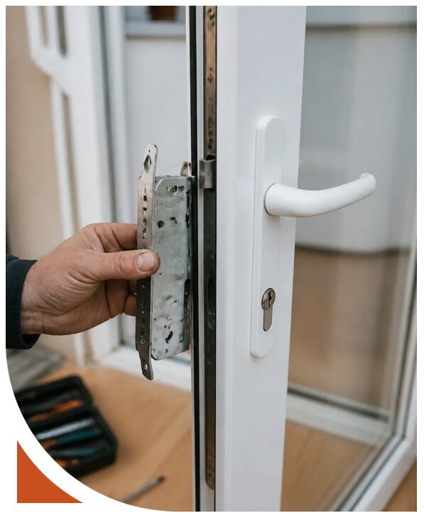 Ремонт замка пластиковой двери в Североморске от 2674 р. | Разлок-Свм