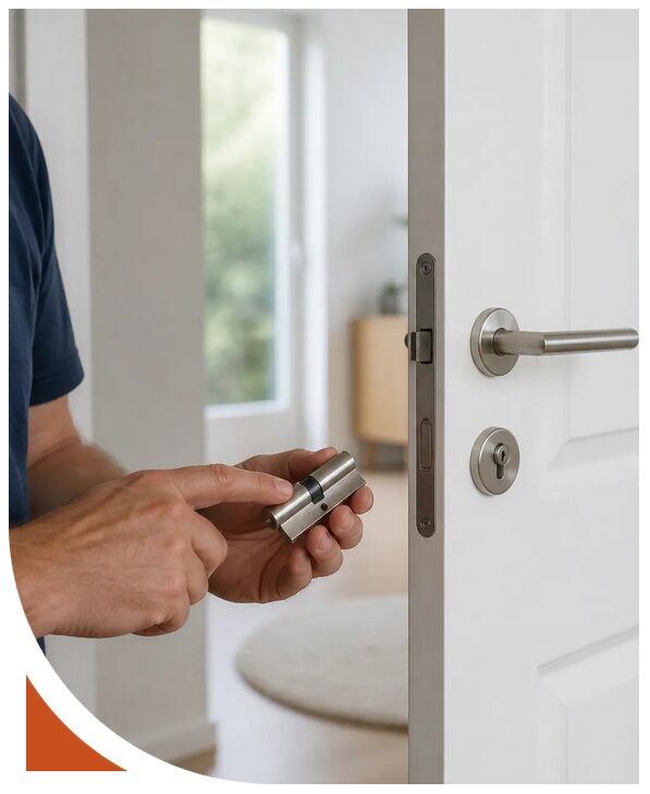Ремонт личинки замка двери в Североморске от 1605 р. | Разлок-Свм